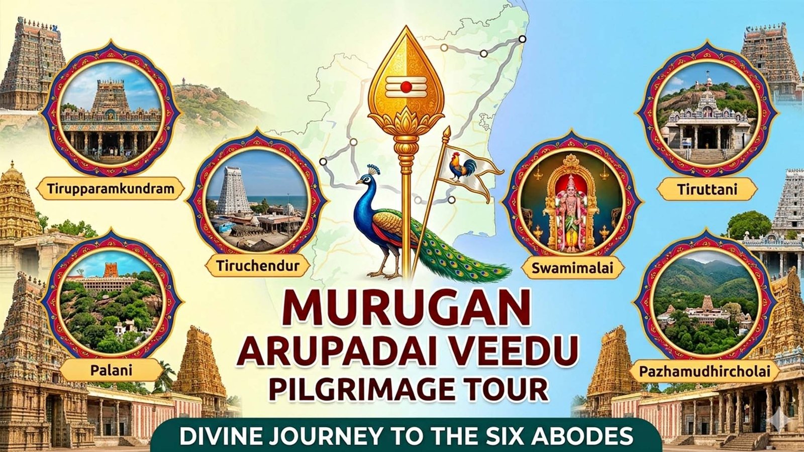 Arupadai Veedu Murugan Temples